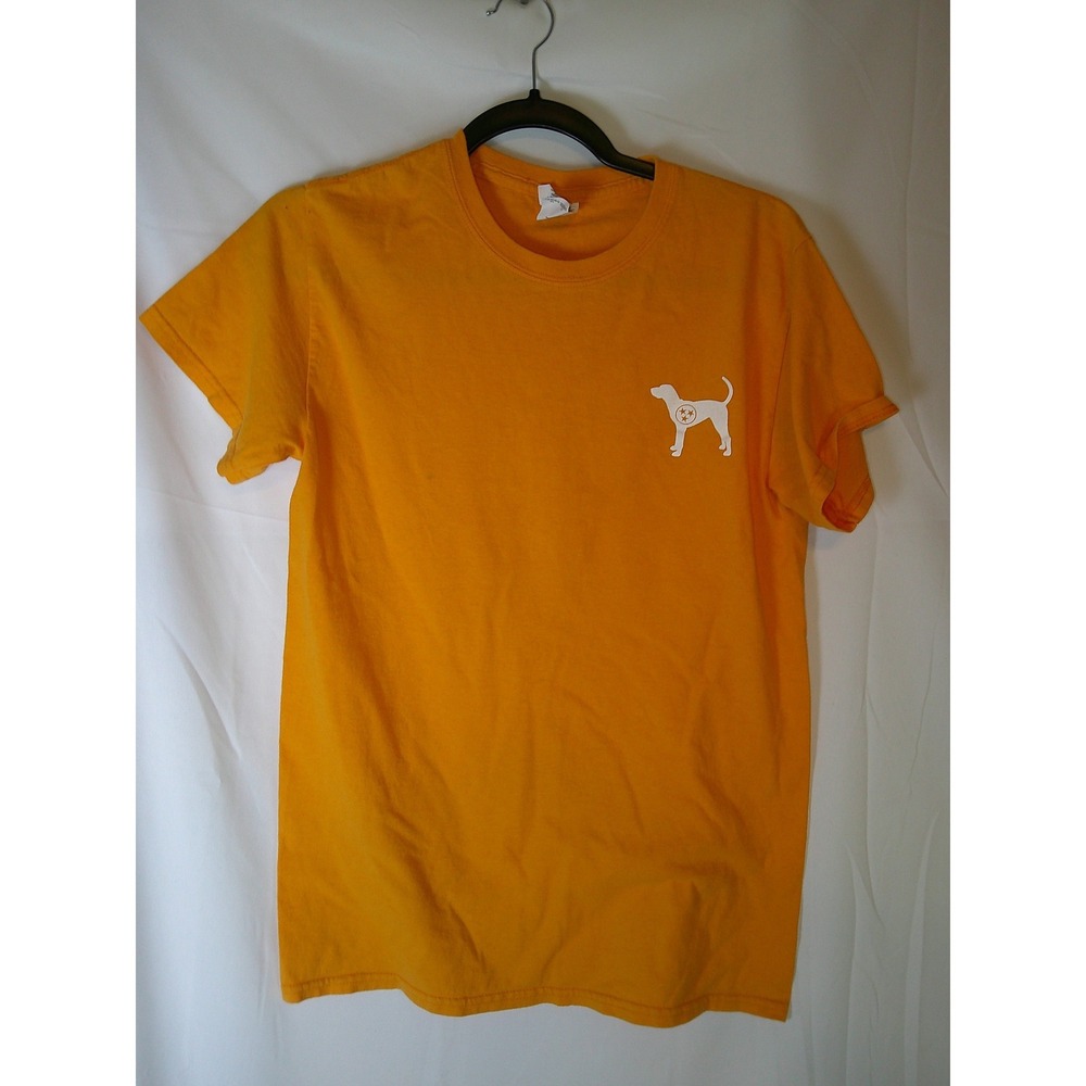 Gildan Tennessee Volunteers Orange Graphic T-Shirt Mens Small State Pride Dog